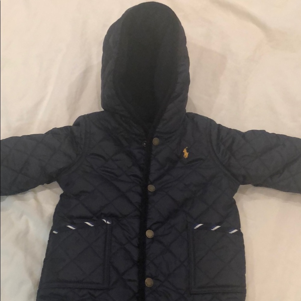 Ralph Lauren navy snowsuit brand new